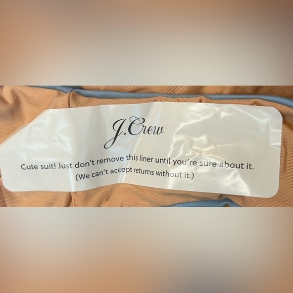 NWT J. Crew Blue Curved Waist Cheeky Bikini Bottom, Mid Rise, Sizes S & M - Picture 9 of 15